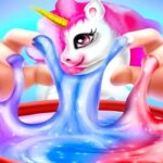 Unicorn Slime för barn